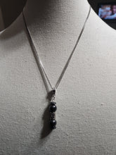 Load image into Gallery viewer, Purpose! Hematite and Metal Pendant Necklace and Bracelet  (Only One!)