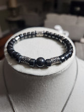 Load image into Gallery viewer, Purpose! Hematite and Metal Pendant Necklace and Bracelet  (Only One!)
