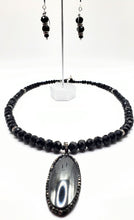 Load image into Gallery viewer, Black Beauty Pendant Necklace and Earring Set  (SOLD OUT)