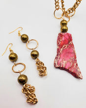 Load image into Gallery viewer, A Slice of Elegance and Power (Pink Agate - Semi-Precious Druzy Stone)  Super Price Reduction!