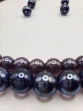 Load image into Gallery viewer, Perfect Purple Two Strand Necklace and Earring Set (ONLY ONE)