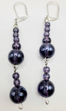 Load image into Gallery viewer, Perfect Purple Two Strand Necklace and Earring Set (ONLY ONE)