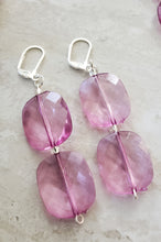 Load image into Gallery viewer, Purple Ice Necklae and Earring Set