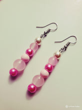 Load image into Gallery viewer, Pretty, Pretty Pink Necklace and Earring Set  (Only One!)