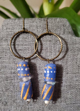 Load image into Gallery viewer, African Krobo Bead Necklace and Earring Set ( PRICE REDUCTION)