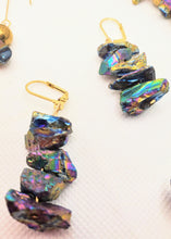 Load image into Gallery viewer, Iridescent Hematite Necklace and Earring Set with Bonus Pair of Earrings
