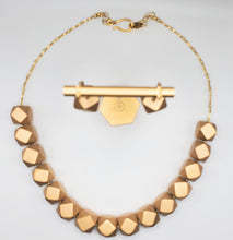 Load image into Gallery viewer, Good as Gold Necklace and Earring Set
