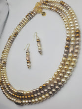 Load image into Gallery viewer, Ombre Beauty Necklace and Earring Set
