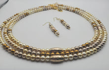 Load image into Gallery viewer, Ombre Beauty Necklace and Earring Set
