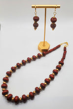 Load image into Gallery viewer, Cherry Charm Necklace and Earring Set
