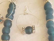 Load image into Gallery viewer, Blue Beauty Necklace and Earring Set (Only One)
