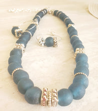 Load image into Gallery viewer, Blue Beauty Necklace and Earring Set (Only One)
