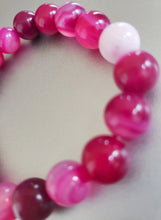 Load image into Gallery viewer, Pink is Perfect Glass Bead Bracelet ( 3 Available)
