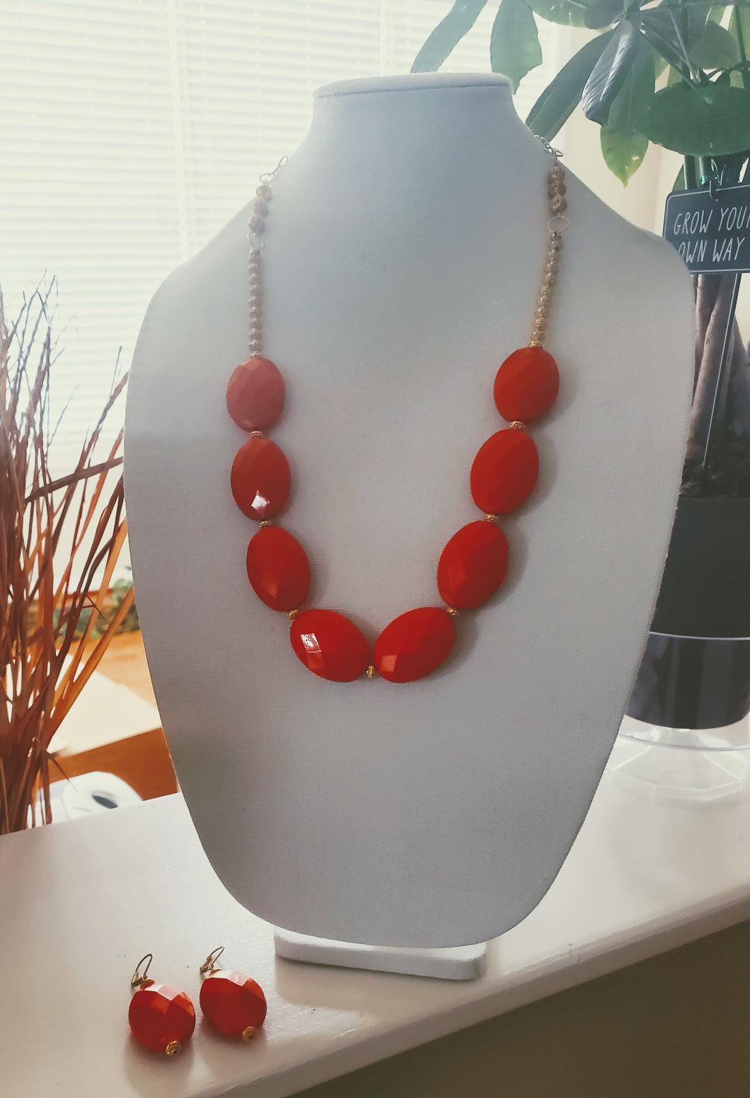 Red and Gold Bliss - One of a Kind!