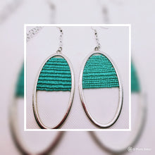 Load image into Gallery viewer, Turquoise Pendant Necklace and Earring Set
