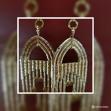 Load image into Gallery viewer, Gold Chandelier Earrings
