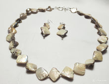 Load image into Gallery viewer, Shell Necklace and Earring Set
