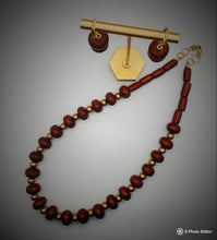 Load image into Gallery viewer, Cherry Charm Necklace and Earring Set
